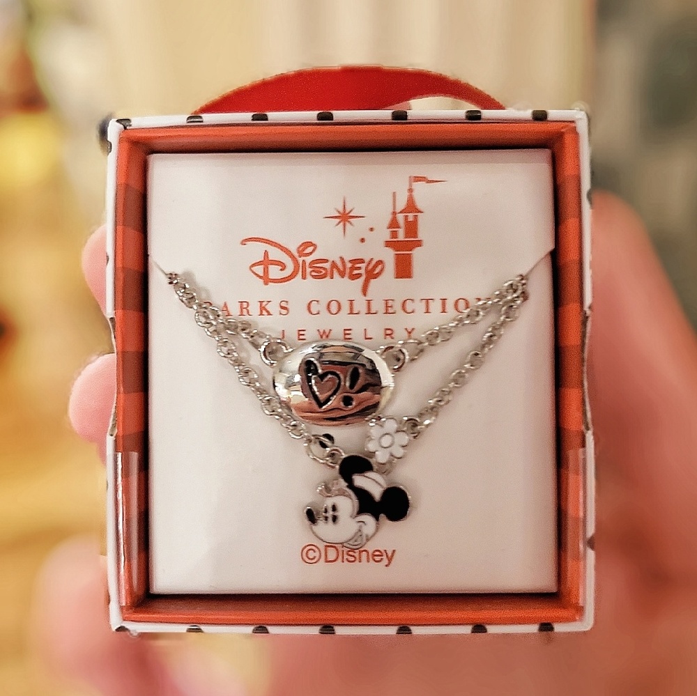 DISNEY PARKS METAL MICKEY ENAMEL NECKLACE - Picture 2 of 5